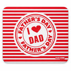 Tapete de Rato Remy com Frase "I Love Dad - Father's Day"