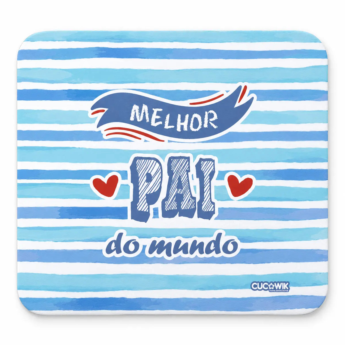 Tapete de Rato Remy com Frase "Melhor Pai do Mundo"